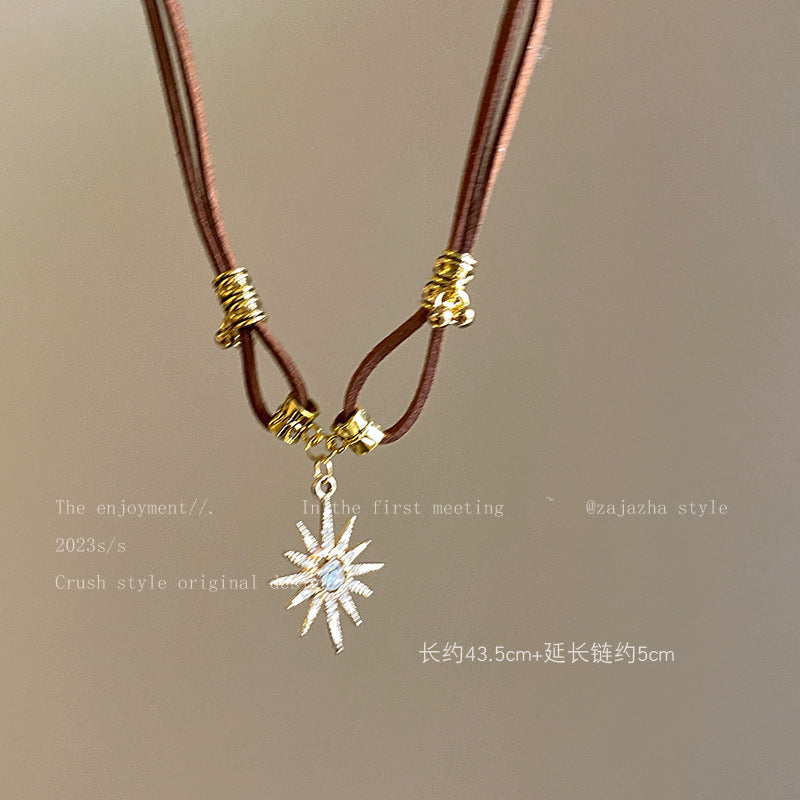 Butterfly Tassel Necklace for Women South Korea Light Luxury High-Grade Clavicle Chain New Popular Minority All-Match Ornament