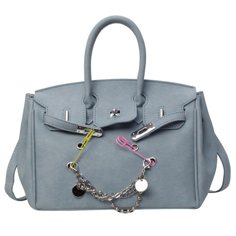 Cross-Border Large Capacity Bag for Women Spring and Summer New Fashion Messenger Bag Popular Portable Birkin Bag
