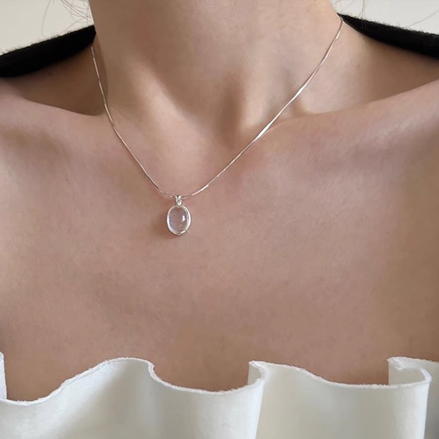 vakkv Double-Layer Twin Pearl Necklace for Women New Special Interest Light Luxury High-Grade Clavicle Chain Simple Graceful Necklace
