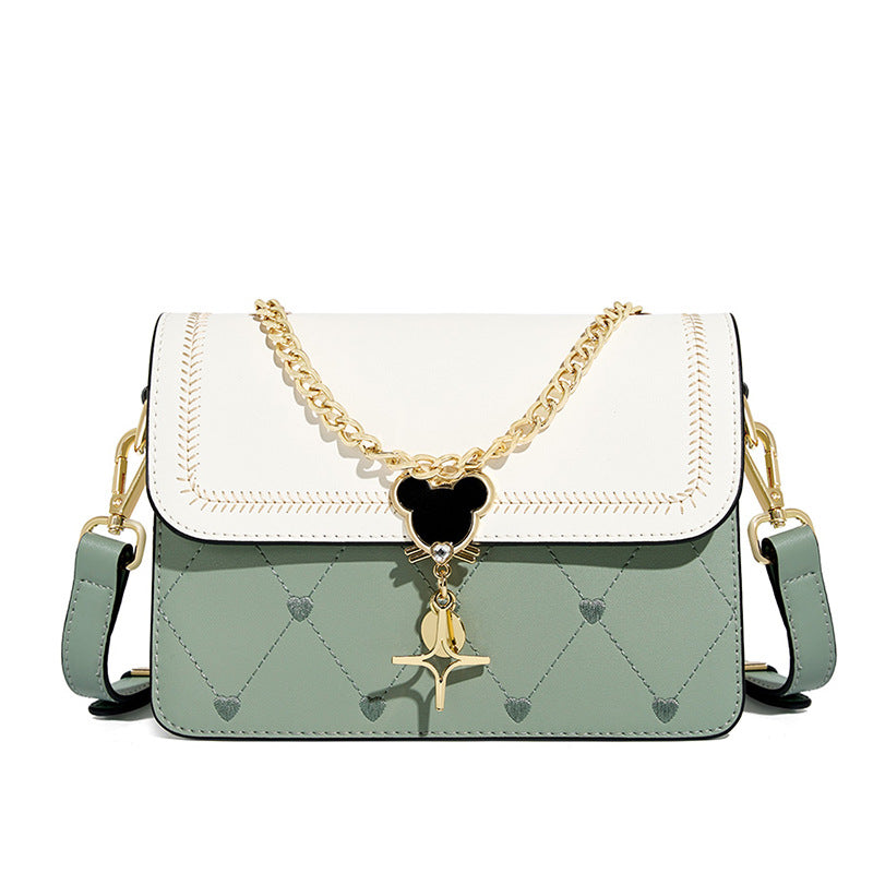 VAKKV 2025 Bag Fashion Versatile Casual Summer Niche High-end Cowhide Small Square Bag Underarm Bag Shoulder Bag Crossbody Bag