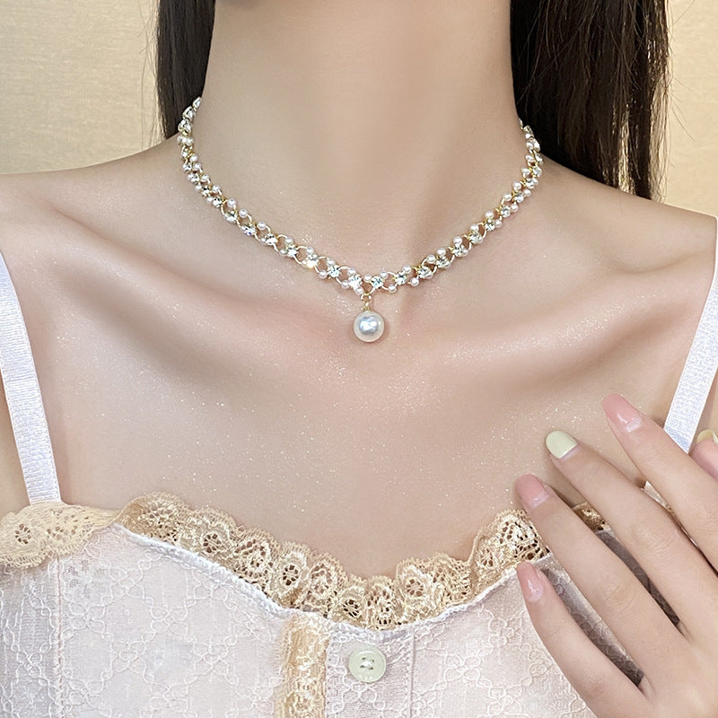Butterfly Tassel Necklace for Women South Korea Light Luxury High-Grade Clavicle Chain New Popular Minority All-Match Ornament