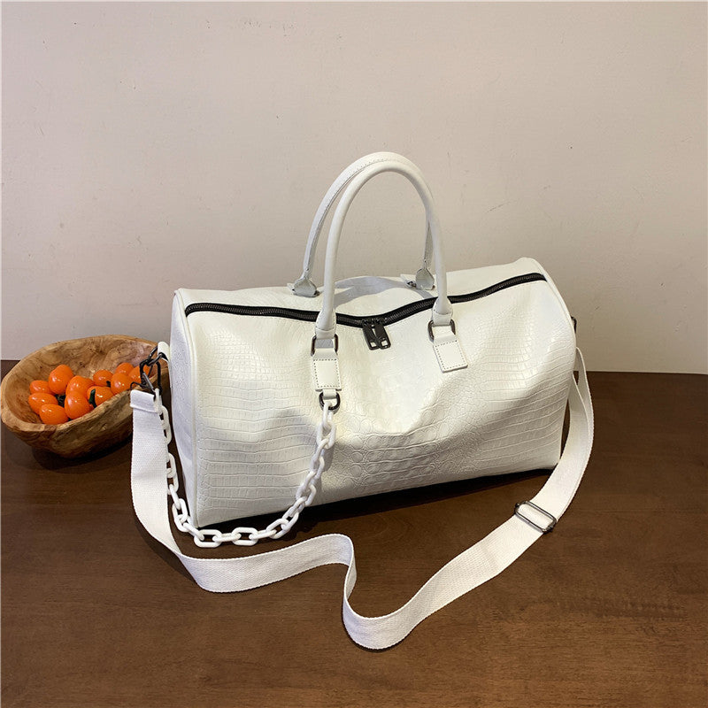 Cross-Border Women's Bag New Fashionable Stylish Advanced Texture Trendy Simple Leisure Chain Portable Shoulder Messenger Bag