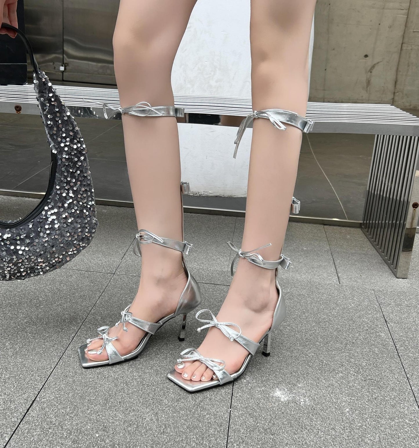 Spring and Summer New Stiletto Heel HOTan and NEWn Fashion Sandals