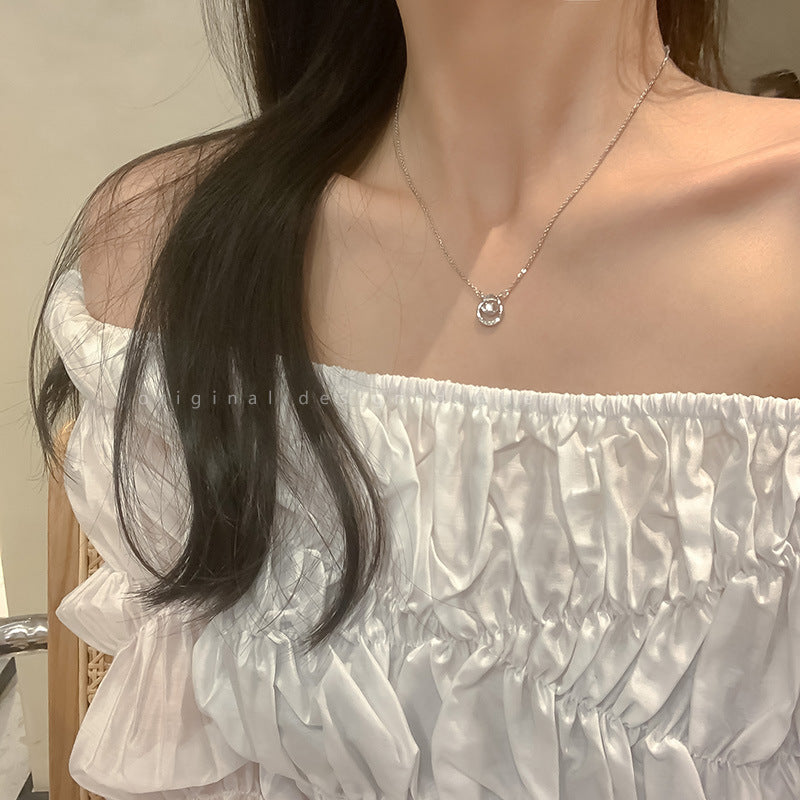 Butterfly Tassel Necklace for Women South Korea Light Luxury High-Grade Clavicle Chain New Popular Minority All-Match Ornament