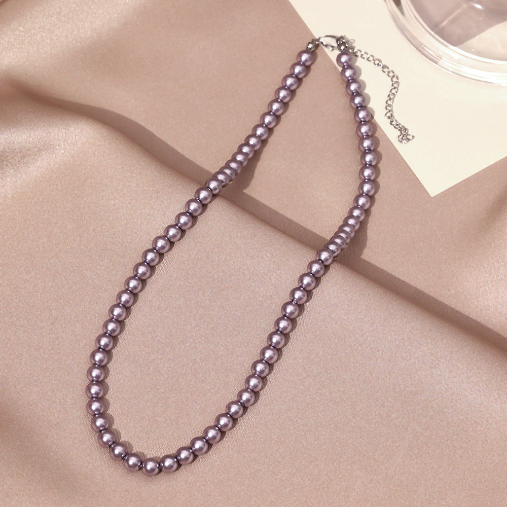 Necklace for Women Fever Same Style Shijia Pearl Clavicle Chain New Graceful and Fashionable Personalized Japanese and Korean Style Necklace