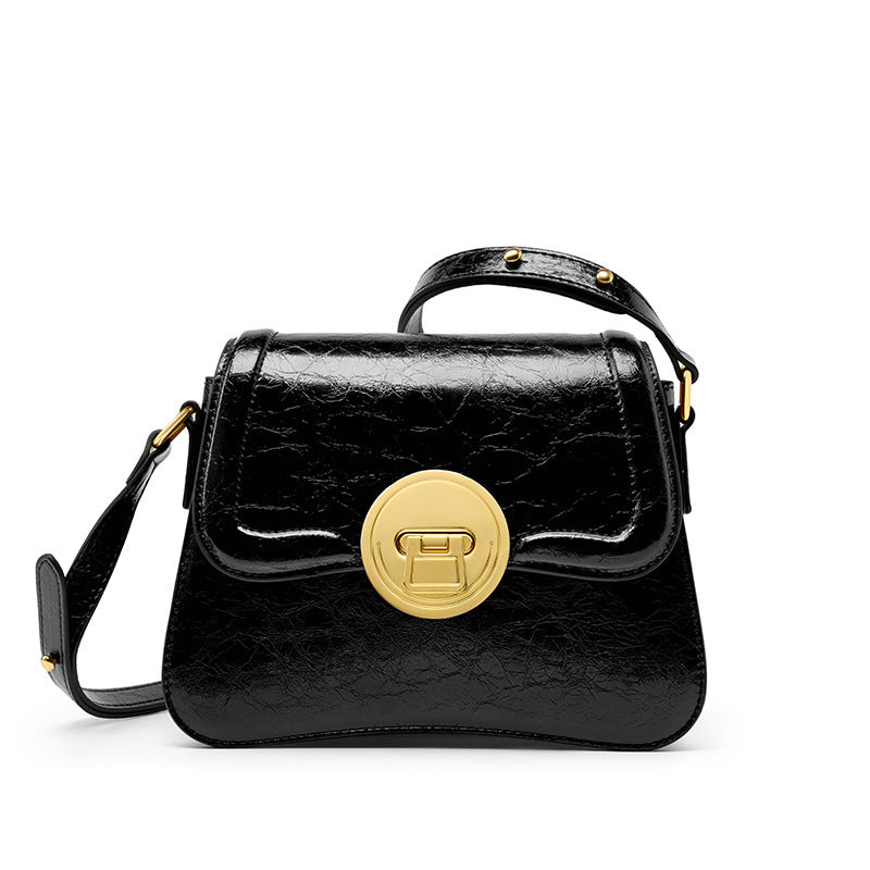 VAKKV 2025 Strictly selected commuter handbag bag popular new women's cowhide underarm bag niche single shoulder crossbody small square bag