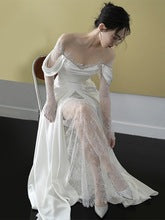 Light Wedding Dress New Bridal Sling Satin Texture Wedding Veil Small Dress Wedding Dress Other Poly