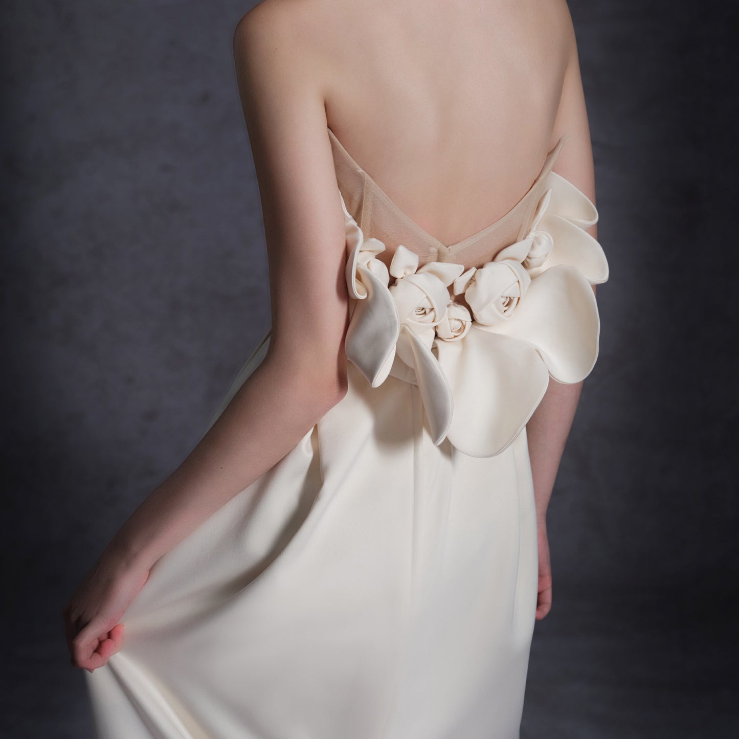 Light Wedding Dress New Bridal Sling Satin Texture Wedding Veil Small Dress Wedding Dress Other Poly