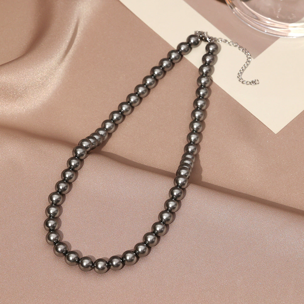 Necklace for Women Fever Same Style Shijia Pearl Clavicle Chain New Graceful and Fashionable Personalized Japanese and Korean Style Necklace
