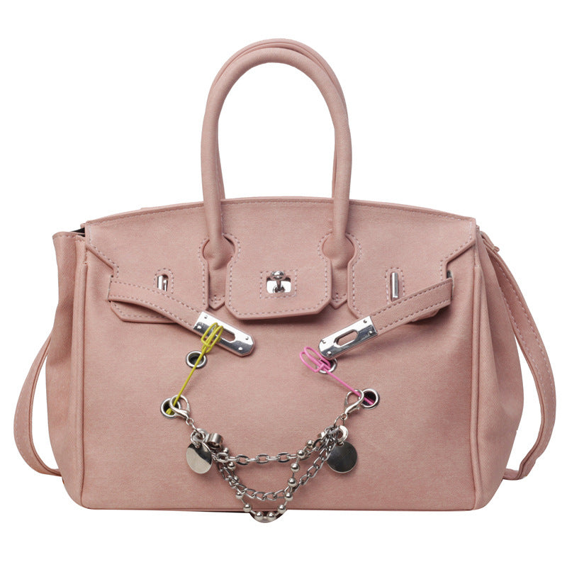 Cross-Border Large Capacity Bag for Women Spring and Summer New Fashion Messenger Bag Popular Portable Birkin Bag
