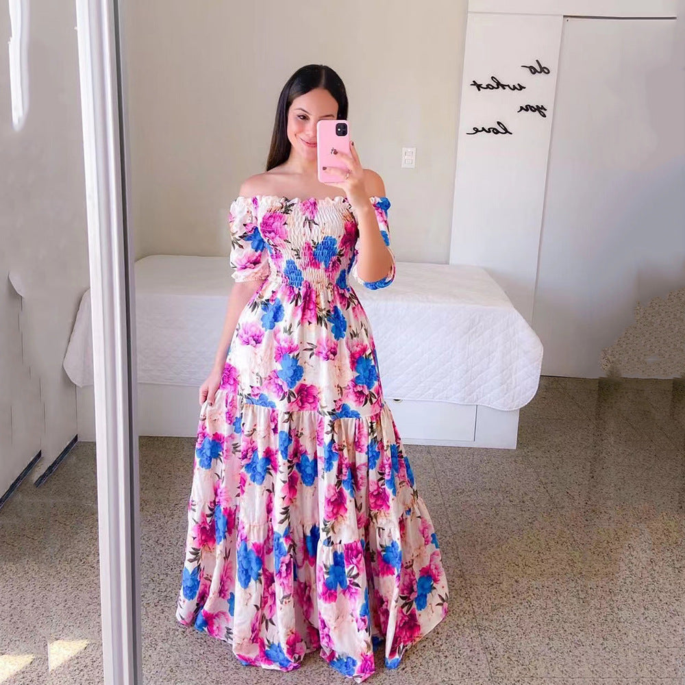 VAKKV Foreign Trade European and American Banquet Dress Ins Double-Sided Sequined Large Skirt Tube Top Sexy Fashion Jumpsuit