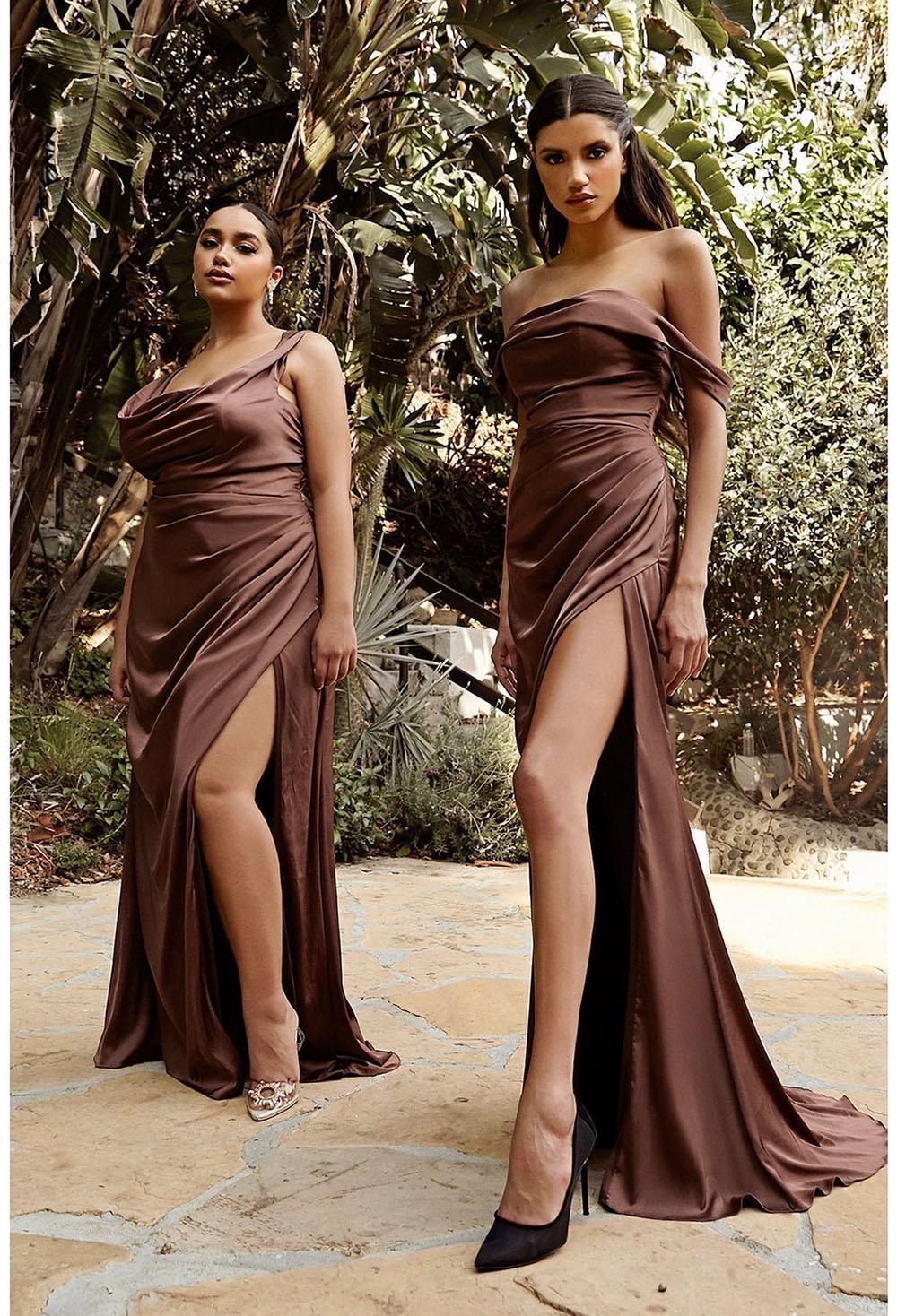 Middle East and Europe gorgeous tube top one-shoulder evening dress high waist backless pleated party foreign trade dress