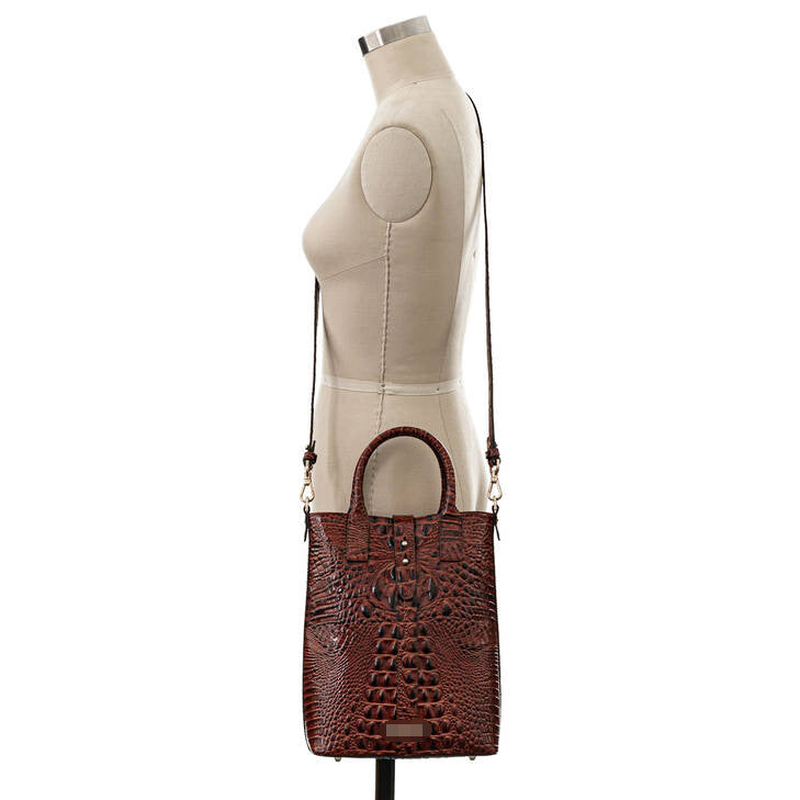VAKKV New Popularan, 2025n and Middle Eastern New independent station portable messenger retro women's bag multi-color concave and convex crocodile pattern