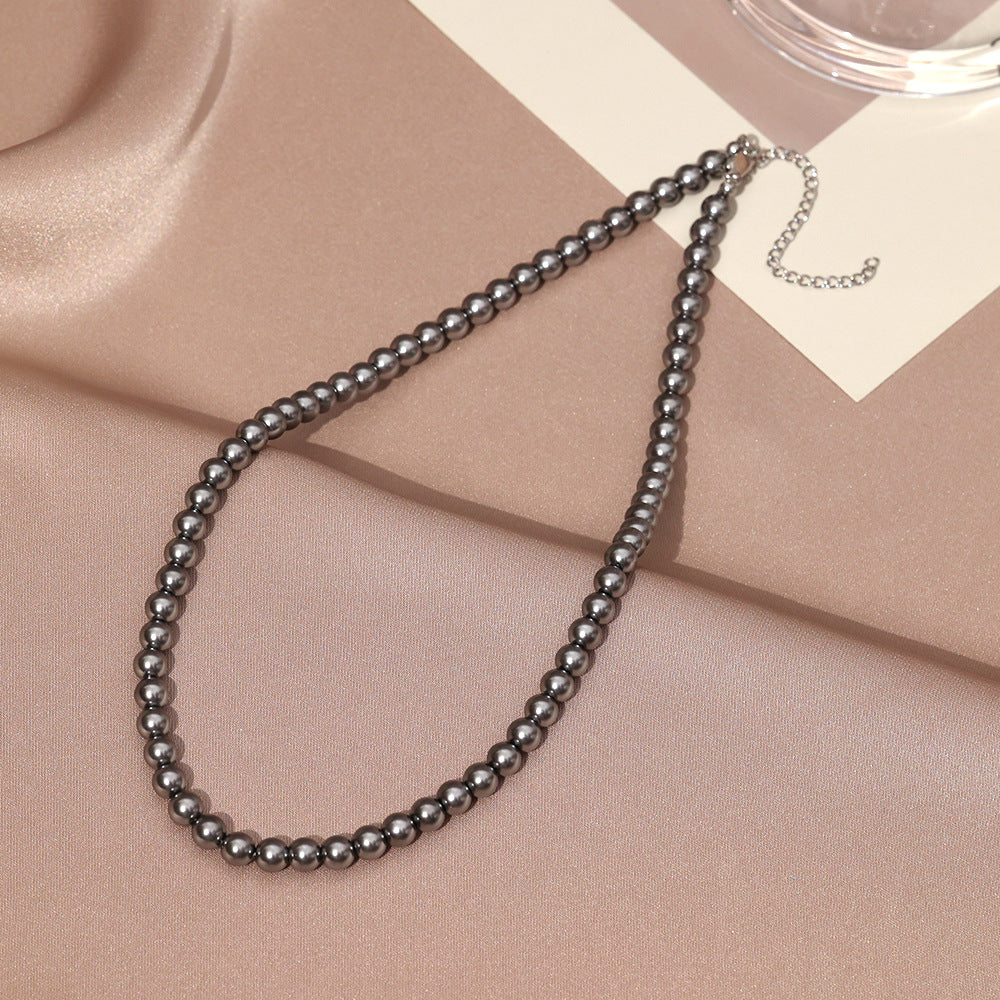 Necklace for Women Fever Same Style Shijia Pearl Clavicle Chain New Graceful and Fashionable Personalized Japanese and Korean Style Necklace