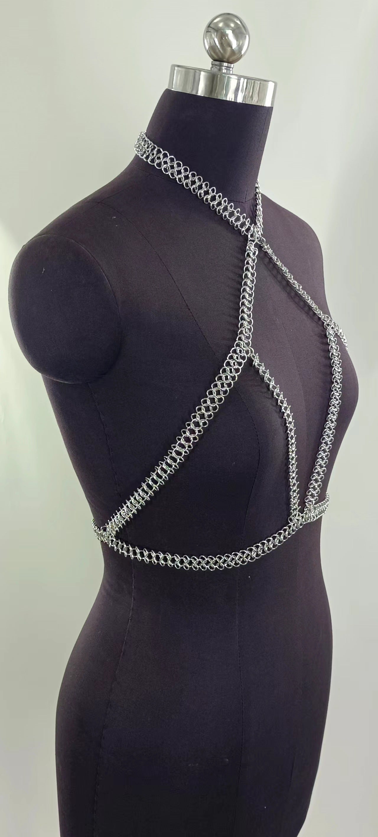 2025 MW3180 2025 body chain sexy personalized neck halter top small vest ring chain body chain