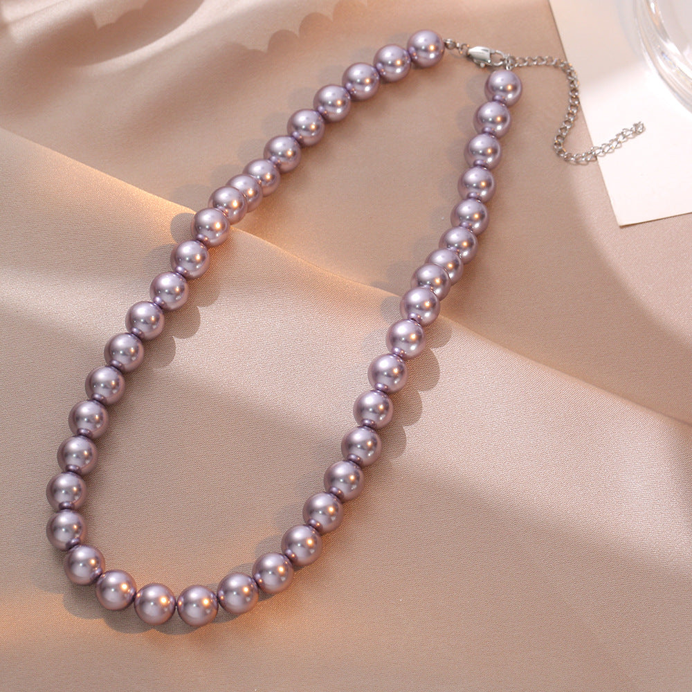 Necklace for Women Fever Same Style Shijia Pearl Clavicle Chain New Graceful and Fashionable Personalized Japanese and Korean Style Necklace