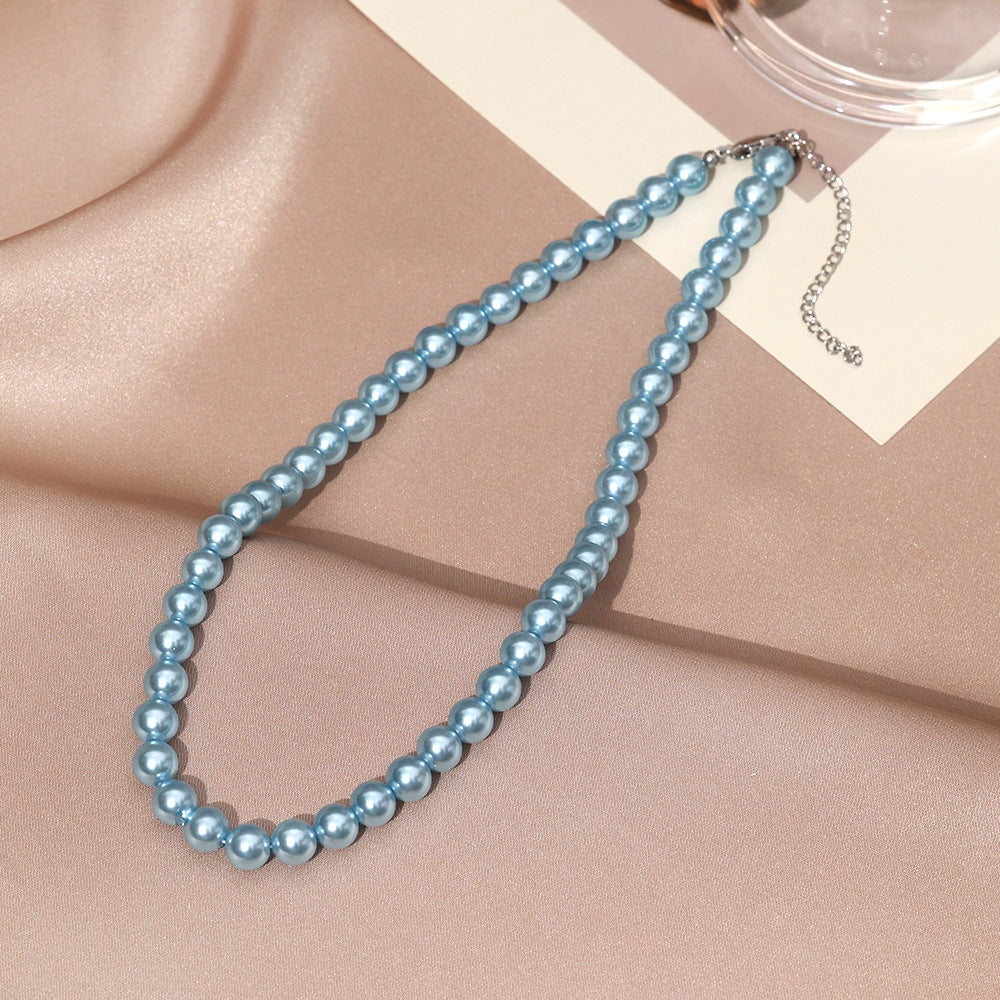 Necklace for Women Fever Same Style Shijia Pearl Clavicle Chain New Graceful and Fashionable Personalized Japanese and Korean Style Necklace