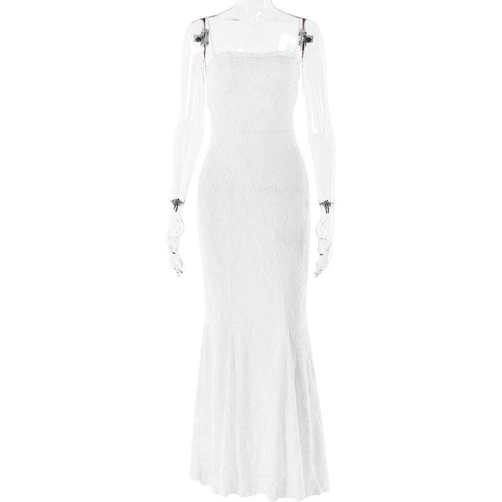 2025 ins New new dress suspender backless strap dress sexy fashion slim dress spring and summer