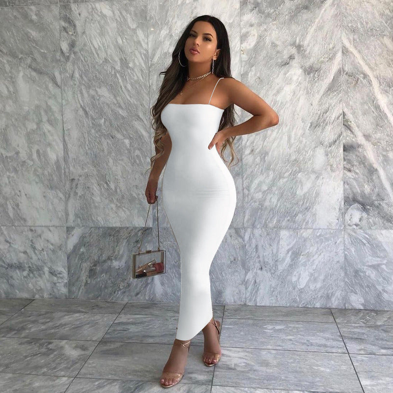 VAKKV 2025 AB019 spring and summer new women's clothing ins sexy suspender temperament suspender dress fashion slim dress women