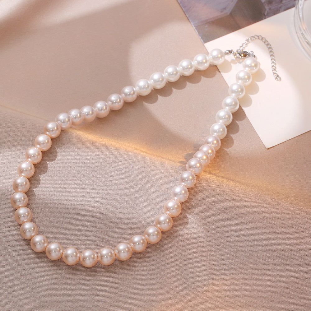 Necklace for Women Fever Same Style Shijia Pearl Clavicle Chain New Graceful and Fashionable Personalized Japanese and Korean Style Necklace