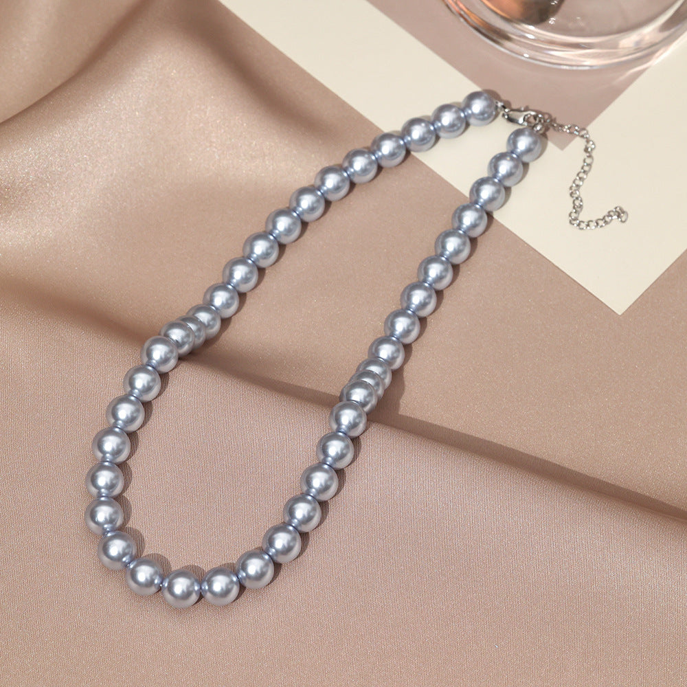 Necklace for Women Fever Same Style Shijia Pearl Clavicle Chain New Graceful and Fashionable Personalized Japanese and Korean Style Necklace