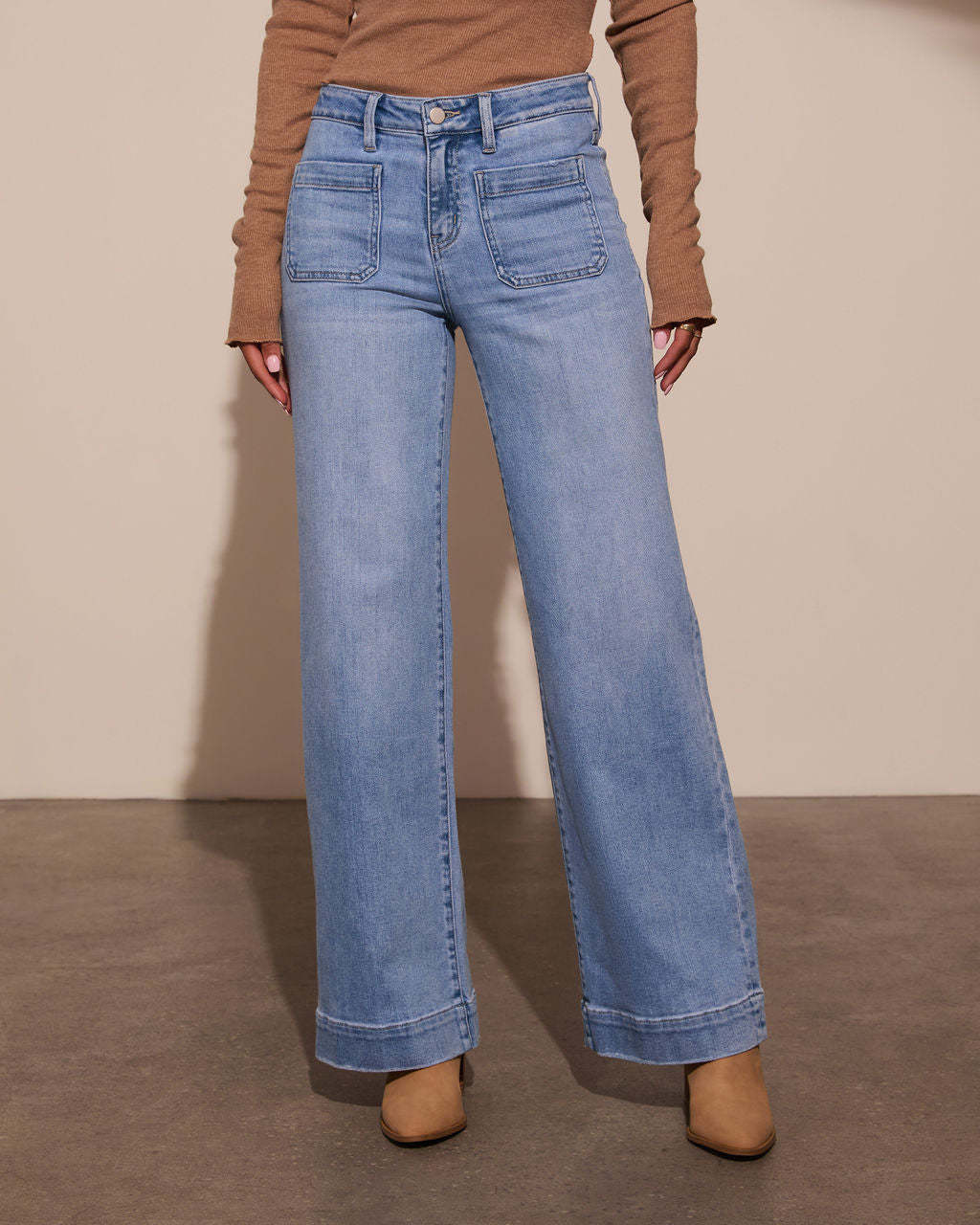 VAKKV 2025 cross-border high-waisted straight jeans women's clothing 2025 spring new thin wide-leg retro temperament trousers