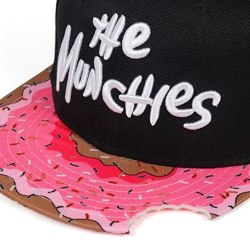 1pc Punk Style Men & Women Adjustable Hip-hop Hat - Water-Resistant PVC Coated, Non-Stretch Polyester Fabric, Knitted, Hand Washable, Casual Sun Baseball Cap, Perfect Gift for Men & Women