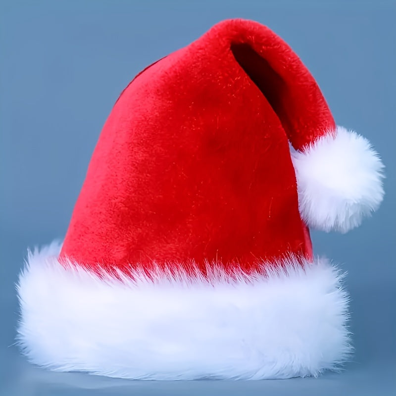 1pc, 4 Colors, Cute Fluffy Christmas Hat, Halloween Cosplay Costume Props, Party Decors Photography Props, Stage Performance Accessories For Family Friends, Ideal choice for Gifts for stocking stuffers