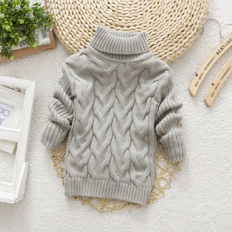 Pullover Baby Cartoon Bear Casual Basic Sweater Crewneck Thick Kids Slouchy Soft Warm Wool Clothing for Boys Girls Autumn Winter Sweaters 221115