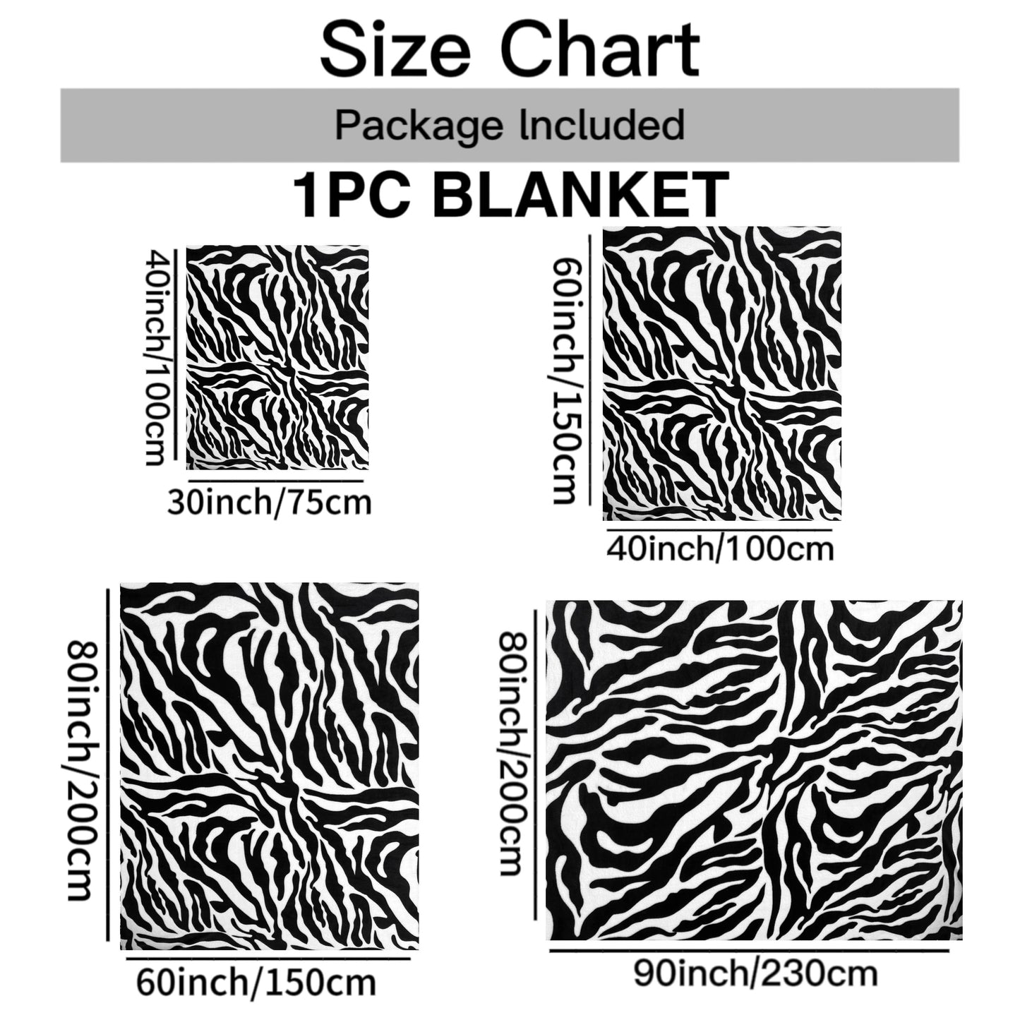 1pc Zebra Pattern Printed Flannel Blanket, Cozy Soft Throw Blanket For Couch Bed Sofa Camping Travelling, Multi-purpose All Season Blanket Gift For Adults, Christmas Birthday Gift
