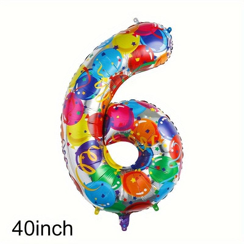 40 Inch Foil Colorful Number Balloons Birthday Party Decor Supplies