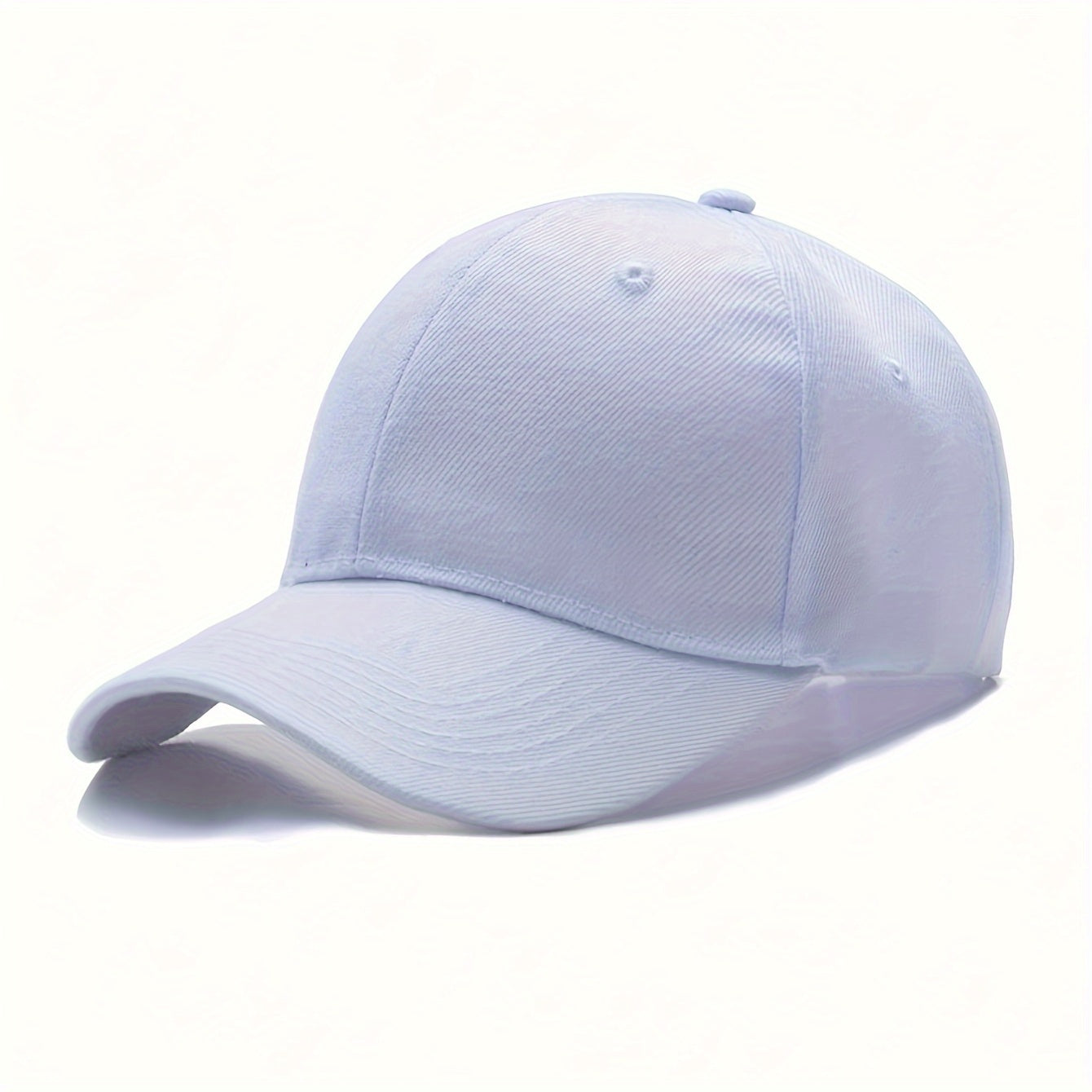 Buy 2 Get 1 Free, total of 3 pcs Classic Simple Plain Polyester Fiber Baseball Cap - Unisex Sports Cap for Outdoor Activities - Black, White, and Gray Colors