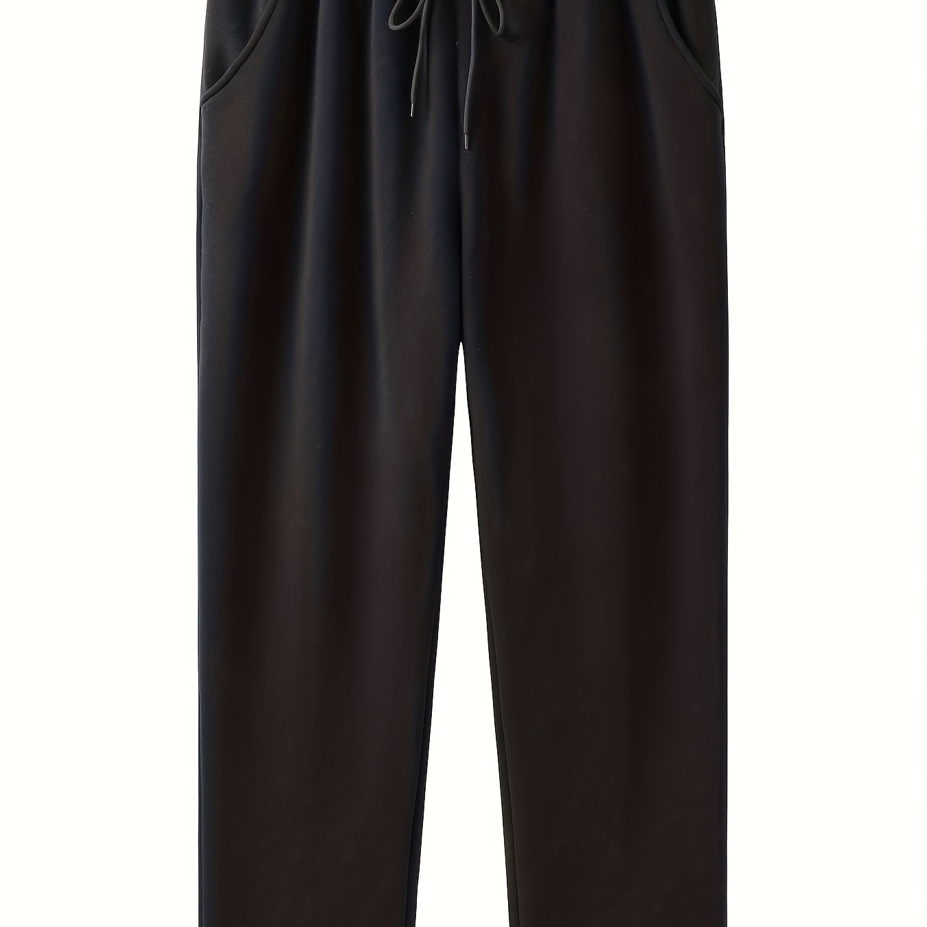 Plus Size Men's Comfortable Sports Casual Pants - Oversized Fashionable Design, Stretchy Fabric, Multiple Pockets, Perfect for Fall and Winter Seasons - Men's Clothing for Everyday Wear