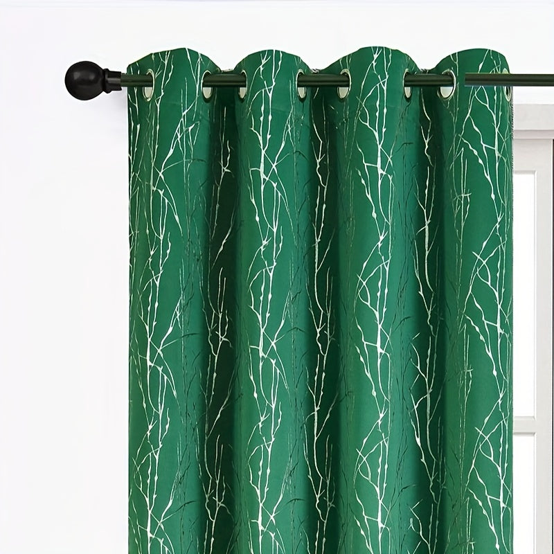 1pc, Blackout Curtain Grommet Top Curtain For Living Room Office Home Decor, 12 Colors Available, 52*84in