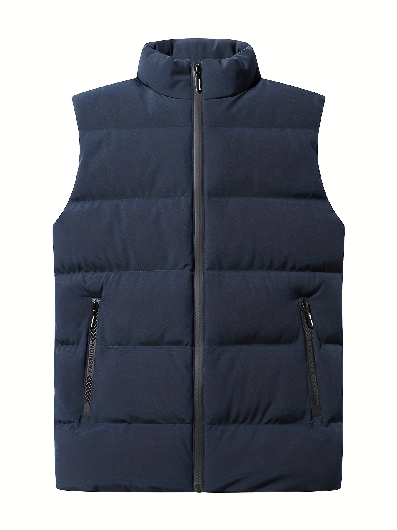 Mens Quilted Insulated Down Vest - Sleeveless Puffer Style for Ultimate Warmth - Zippered Pockets perfect for Winter Sports & Travel Adventures