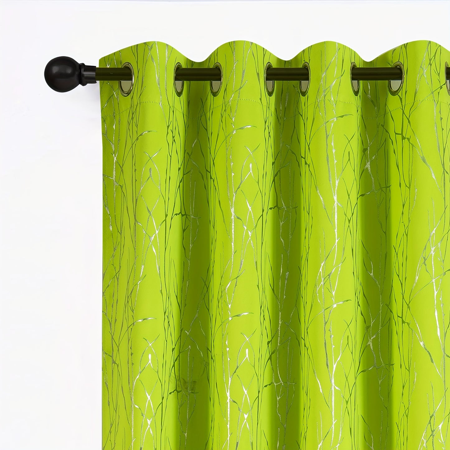 1pc, Blackout Curtain Grommet Top Curtain For Living Room Office Home Decor, 12 Colors Available, 52*84in