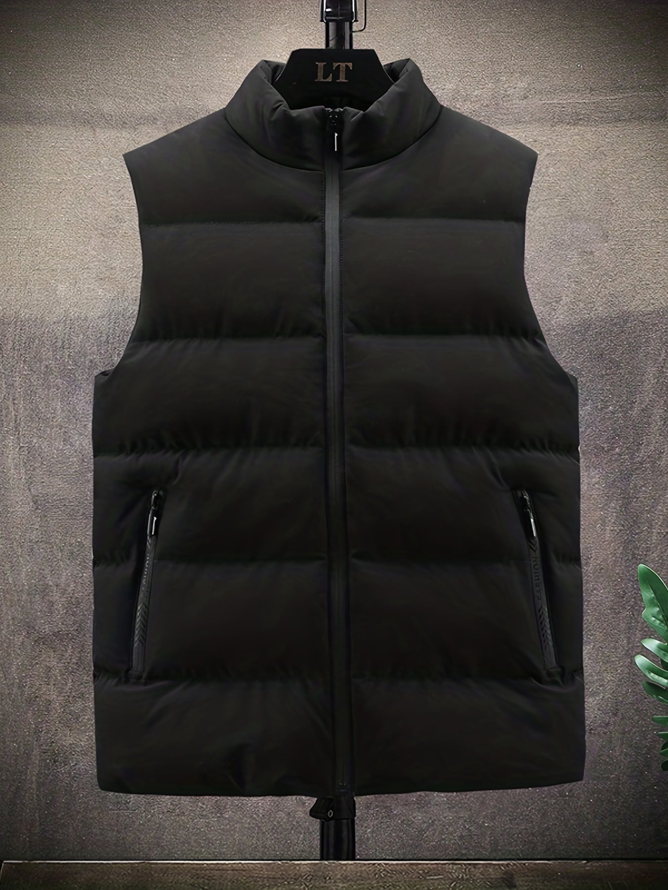 Mens Quilted Insulated Down Vest - Sleeveless Puffer Style for Ultimate Warmth - Zippered Pockets perfect for Winter Sports & Travel Adventures