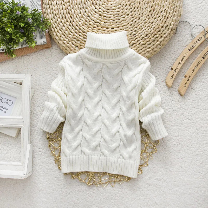 Pullover Baby Cartoon Bear Casual Basic Sweater Crewneck Thick Kids Slouchy Soft Warm Wool Clothing for Boys Girls Autumn Winter Sweaters 221115