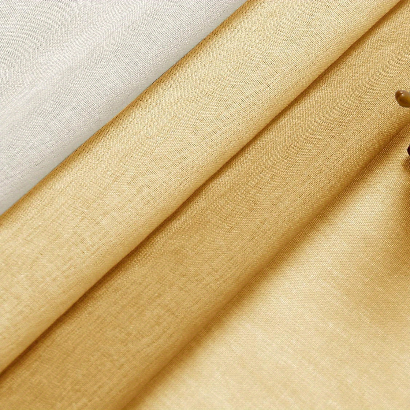 1 Panel Gradient Color Window Sheer Curtain Suitable For Living Room, Bedroom, Kitchen, Bathroom, Home Decor, Room Decor