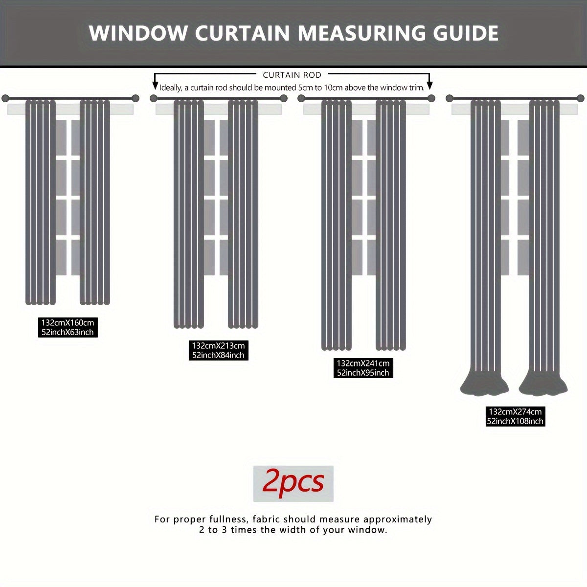 2-Panel French Romantic Ruffled Semi-Blackout Curtains - Elegant White Bay Window Balcony Decor for Living Room and Bedroom - Country Chic Home Decor with Soft Ruffles and Easy Hang Design