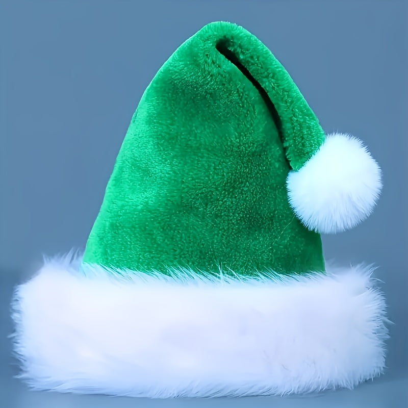 1pc, 4 Colors, Cute Fluffy Christmas Hat, Halloween Cosplay Costume Props, Party Decors Photography Props, Stage Performance Accessories For Family Friends, Ideal choice for Gifts for stocking stuffers
