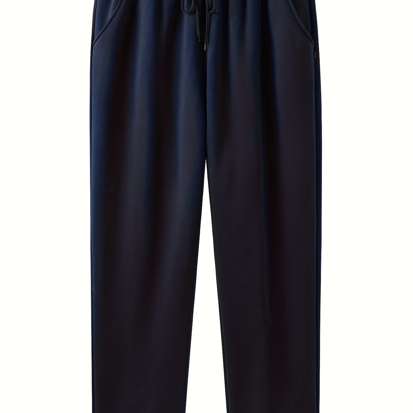 Plus Size Men's Comfortable Sports Casual Pants - Oversized Fashionable Design, Stretchy Fabric, Multiple Pockets, Perfect for Fall and Winter Seasons - Men's Clothing for Everyday Wear