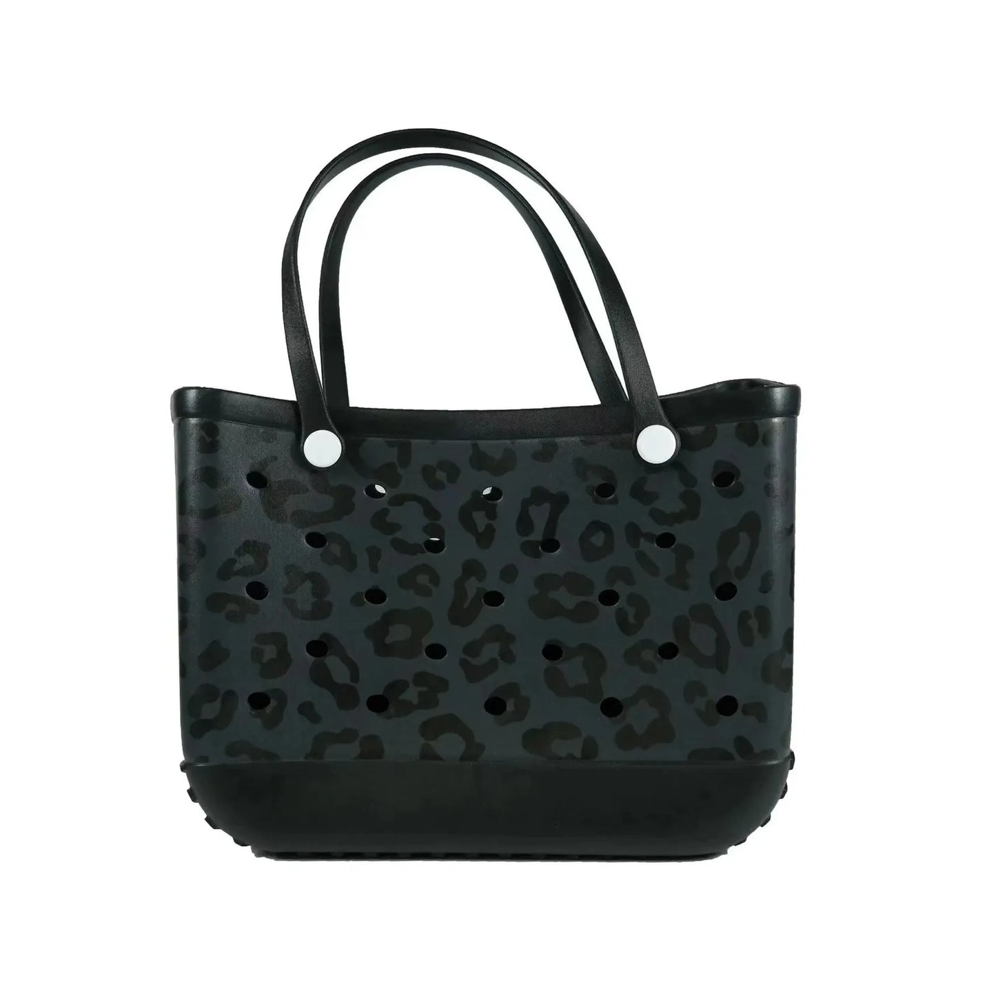 Large Boggs Beach Bag Baseball Summer Rugby EVA Beach Basket Womens Picnic Handbag Hole Waterproof Handbag Shoulder Bag 240529