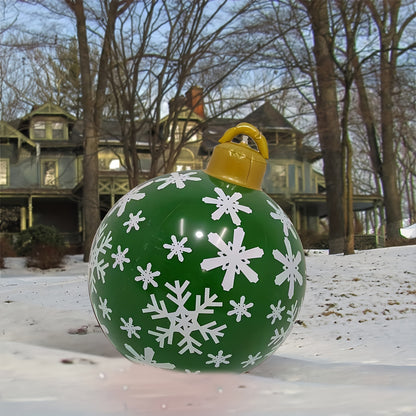 1pc 23.6 Inch Giant Inflatable Christmas Yard Decoration Balloon Ball Outdoor