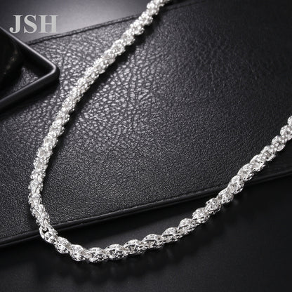 Simple round Men's and Women's Silver Plated Japanese and Korean Foreign Trade Quality Fashion Jewelry Exquisite New Dragon Head Necklace