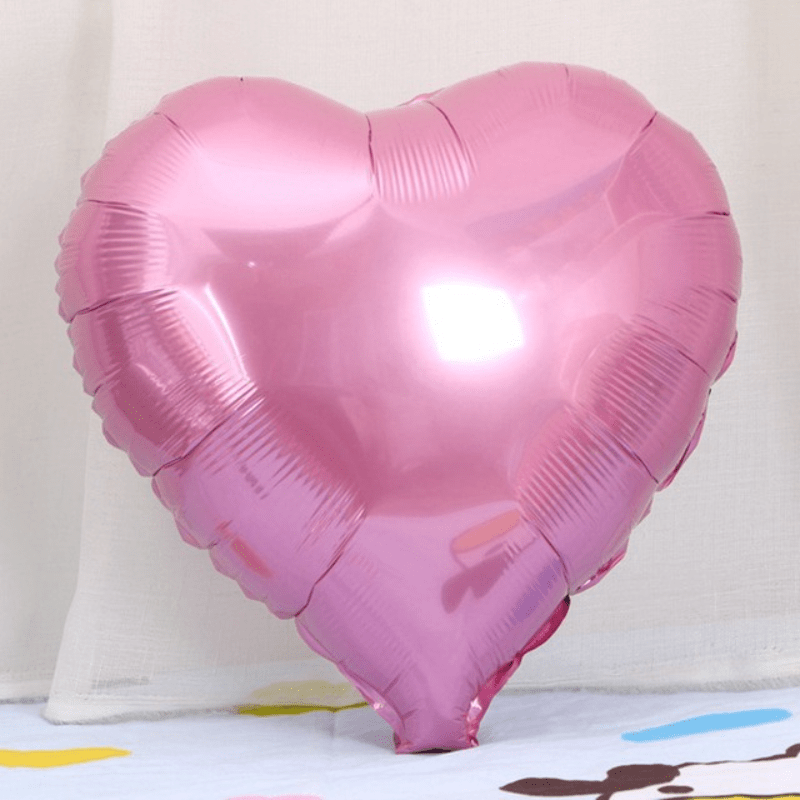 10pcs/set 18-Inch Shimmering Silver Pink Aluminum Film Love Balloons - Perfect Party Decorations for Valentines Day, Easter, and Birthday Celebrations - Great Gifts for Boys and Girls to Enjoy Fun Playtime Activities
