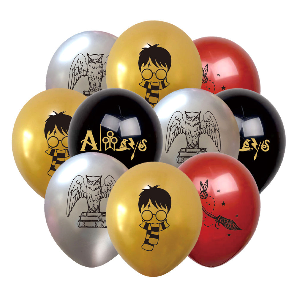 12pcs/set New Cartoon Magician Theme Balloon Set, Party Balloon Decoration