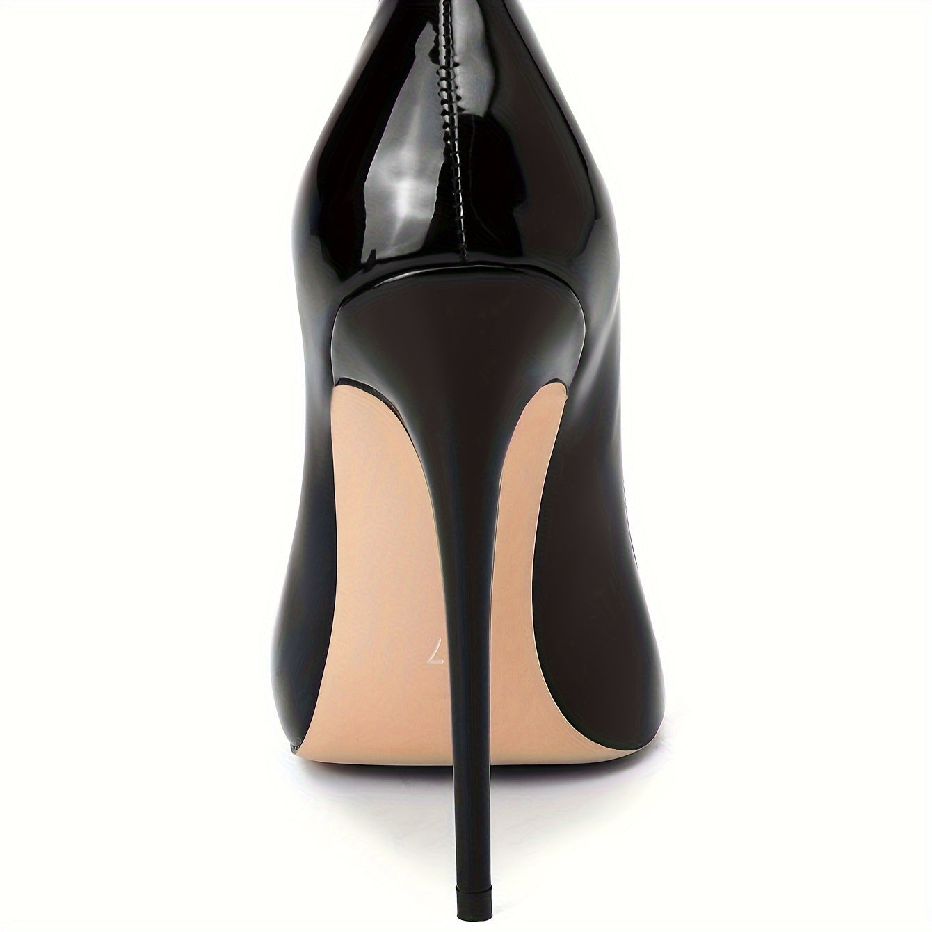 Gradient Charm - Super High Heels with Pointed Toe Slip-Ons - Seamless Comfort for Fashion-Forward Evening, Party & Formal Affairs