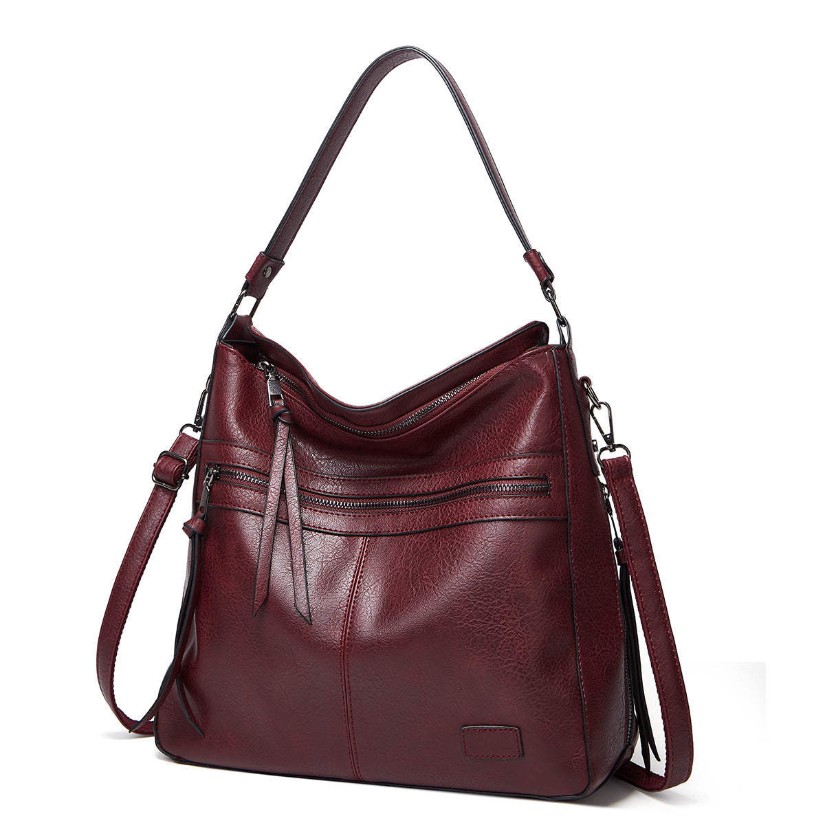2025 popular new women's bags,  retro fashion tote big bags, casual soft leather bags, one-shoulder messenger handbags.