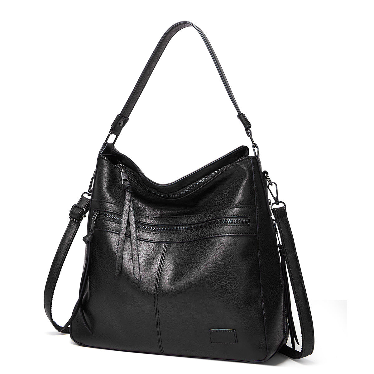 2025 popular new women's bags,  retro fashion tote big bags, casual soft leather bags, one-shoulder messenger handbags.